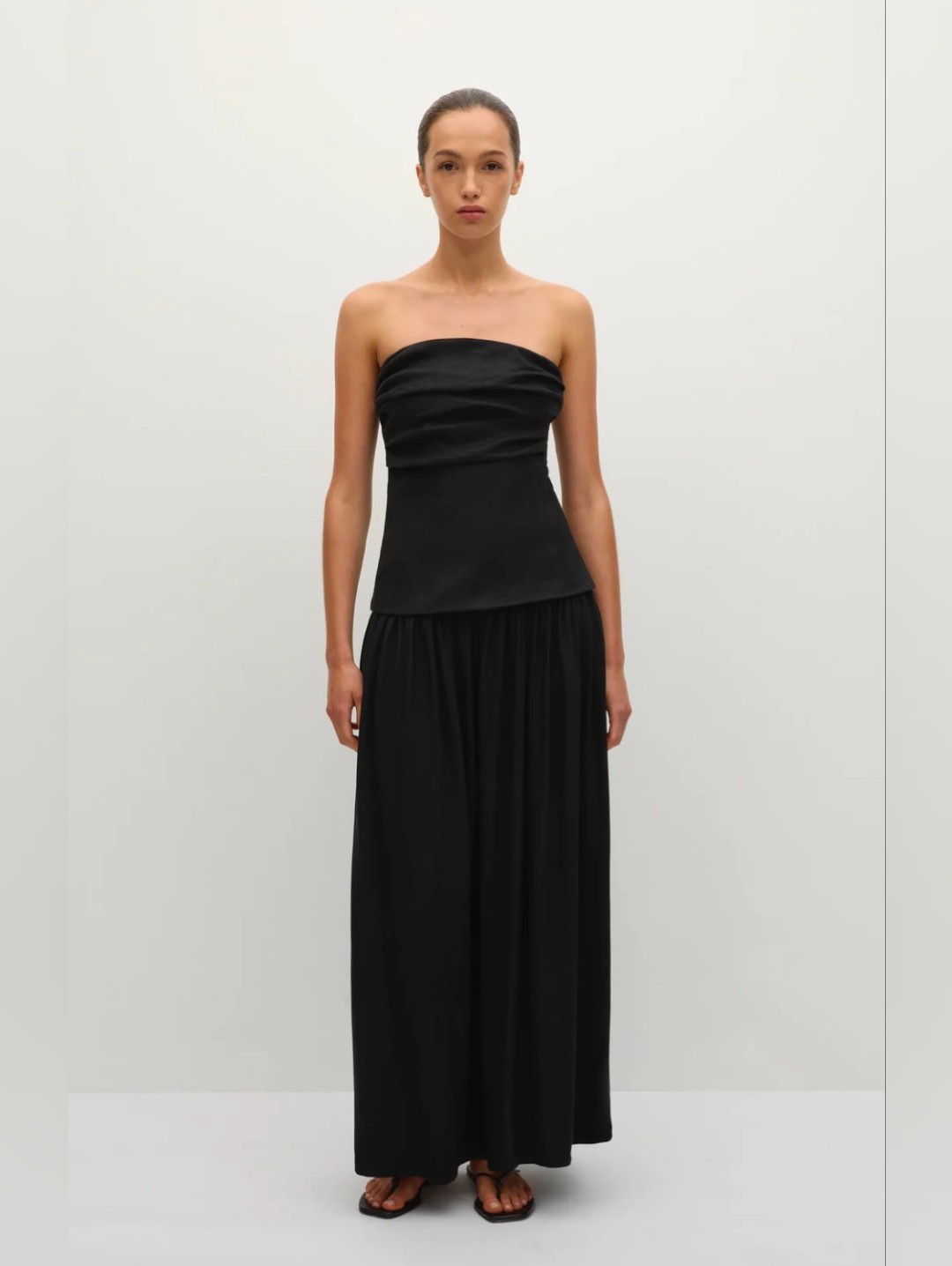 Faithfull The Brand Hedy Maxi Dress In Black - Size 4
